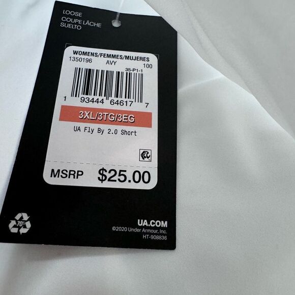 NWT Under Armour Fly By 2.0 Running Shorts 3XL - Picture 4 of 9